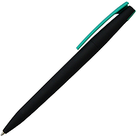 Ручка шариковая, пластик, софт тач, черный/зеленый, Z-PEN Color Mix