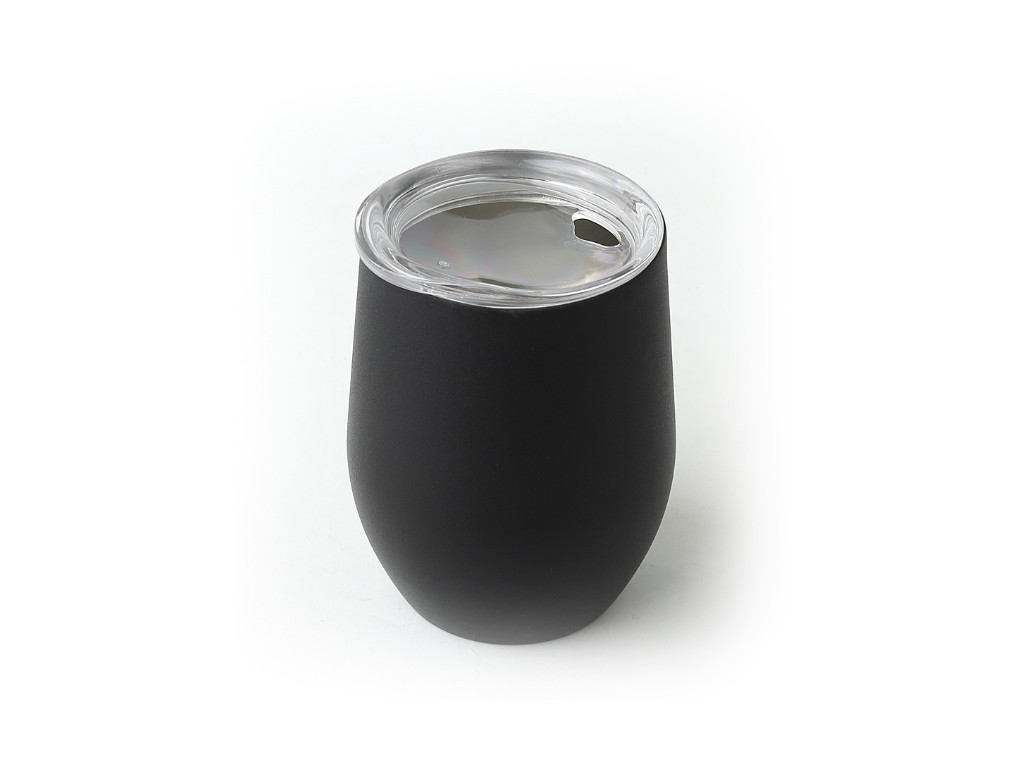 Вакуумная термокружка Amazon 400 мл, металл, черный - фото 1 - id-p224806053