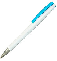 Ручка шариковая, пластиковая, белая/голубой, Z-PEN