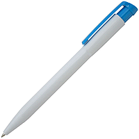 Ручка шариковая, пластиковая, голубой