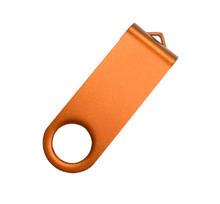 Скоба для флеш накопителя Twister, металл, оранжевый - фото 1 - id-p224806109