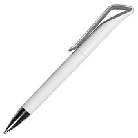Ручка шариковая Pelican, пластиковая, белая/серая