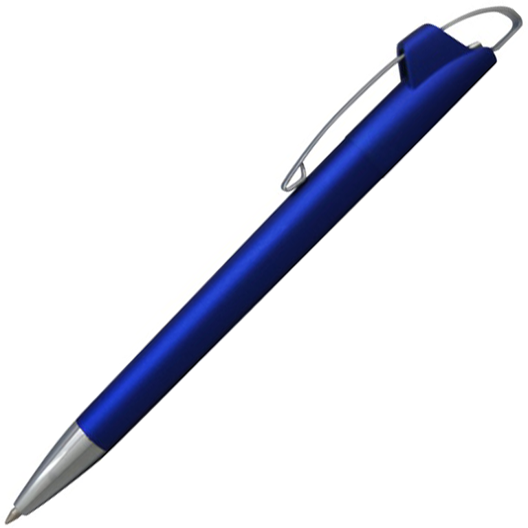 Ручка шариковая, пластиковая, синяя, АУРА - фото 1 - id-p224805181