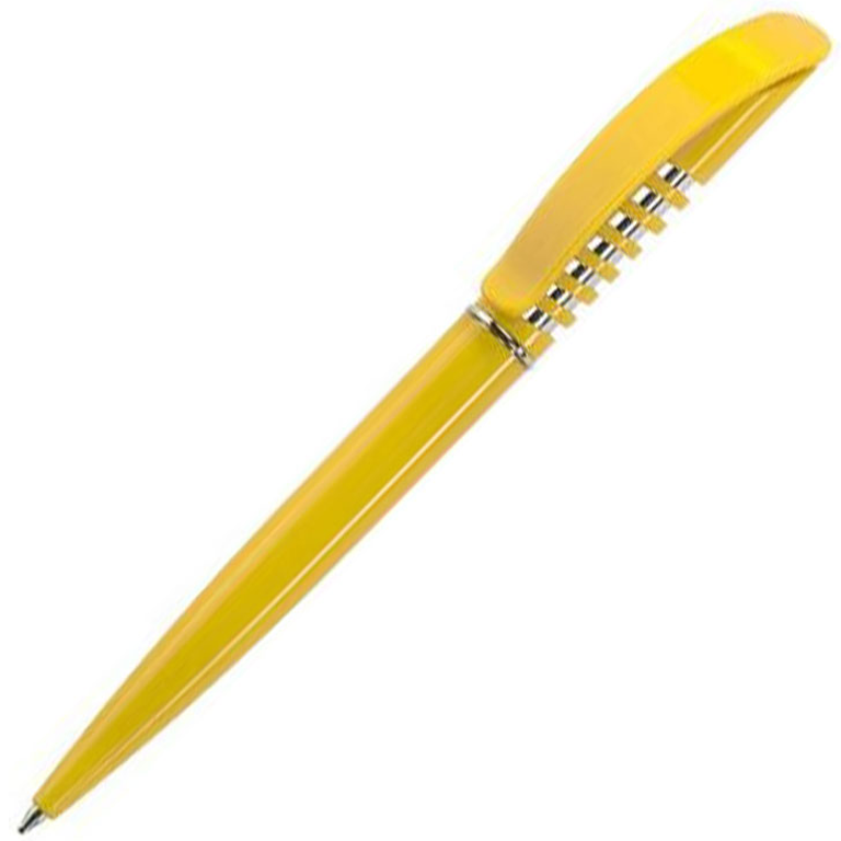 Ручка шариковая, пластиковая, желтая/серебристая, WINNER - фото 1 - id-p224805198
