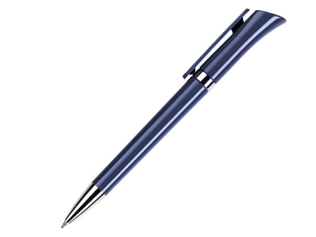 Ручка шариковая, пластиковая, темно синяя/серебристая, GALAXY - фото 1 - id-p224805204