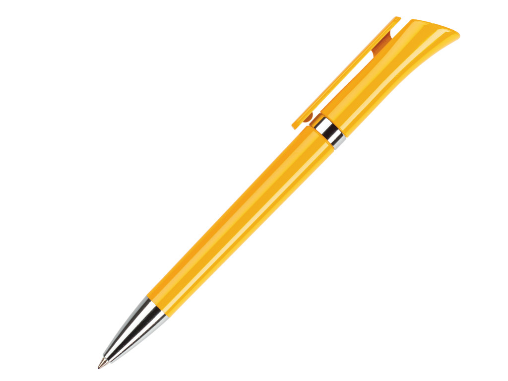 Ручка шариковая, пластиковая, желтая Galaxy - фото 1 - id-p224805205
