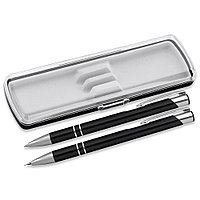 Набор ручек Legend Solution (ручка шариковая, карандаш механический) в футляре Pencase Smart, черный