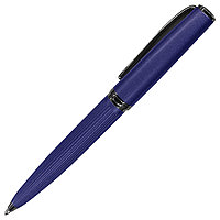 Ручка шариковая матовая Ontario металлическая, темно-синяя/темно-серая