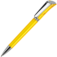 Ручка шариковая, пластиковая, желтая Galaxy
