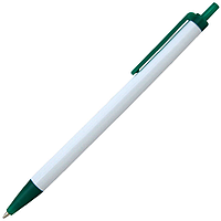 Ручка шариковая, пластиковая, зеленая