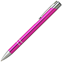 Ручка шариковая, COSMO HEAVY, металлическая, розовая/серебристая