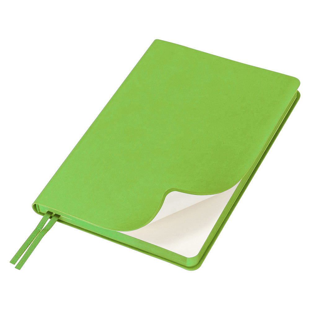 Ежедневник Flexy Soft Touch Latte А5, светло-зеленый, недатированный, в гибкой обложке - фото 1 - id-p224806317