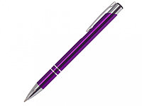 Ручка шариковая, COSMO, металлическая, фиолетовая/серебристая