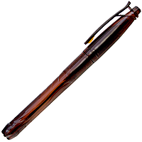 Ручка шариковая, пластиковая, темно-коричневая, BOTTLE Pen