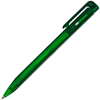 Ручка шариковая, треугольная, пластиковая, зеленая