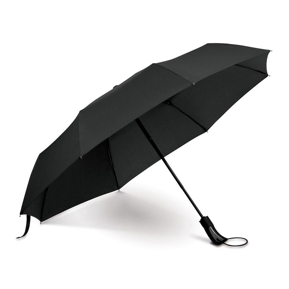Автоматический зонт, складной, Forest Campanella Silver black, черный - фото 1 - id-p224806373