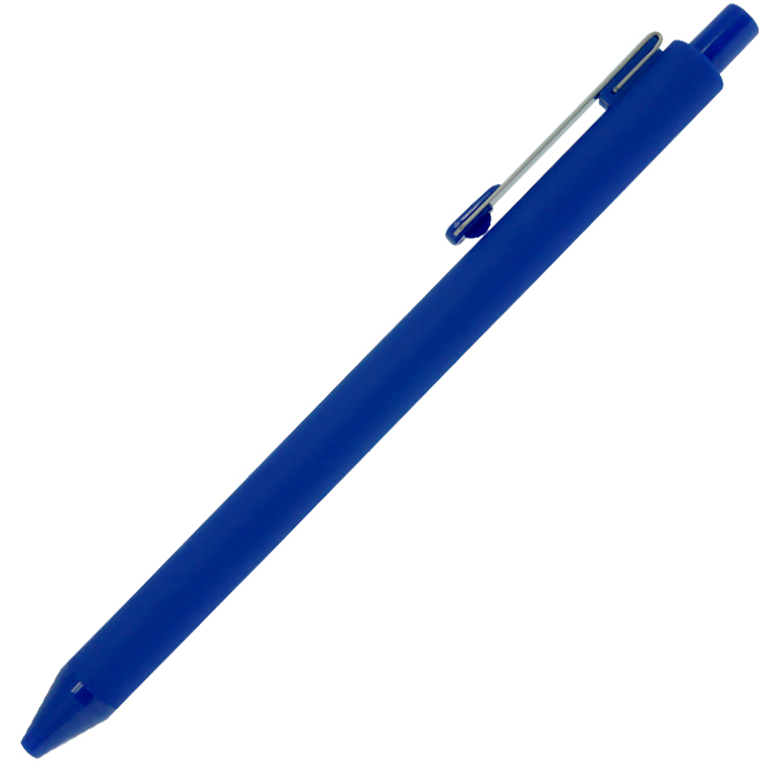 Ручка гелевая, пластиковая, софт тач, синяя/серебристая, INFINITY - фото 1 - id-p224805432