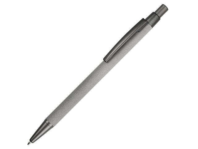 Ручка шариковая Stone Soft Touch, металлическая, софт тач темно-серая - фото 1 - id-p224806437
