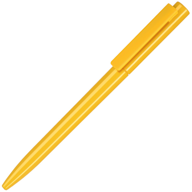 Ручка шариковая, пластиковая, желтая Paco - фото 1 - id-p224805455