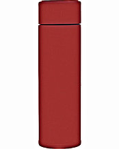 Термос стальной Urban двухстеночный с вакуумной изоляцией 450 мл, крышка с дисплеем, красный софт тач