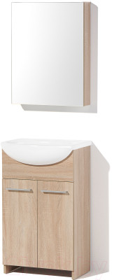 Шкаф с зеркалом для ванной Акваль Карина / ЕК.04.05.10.N - фото 5 - id-p223181145