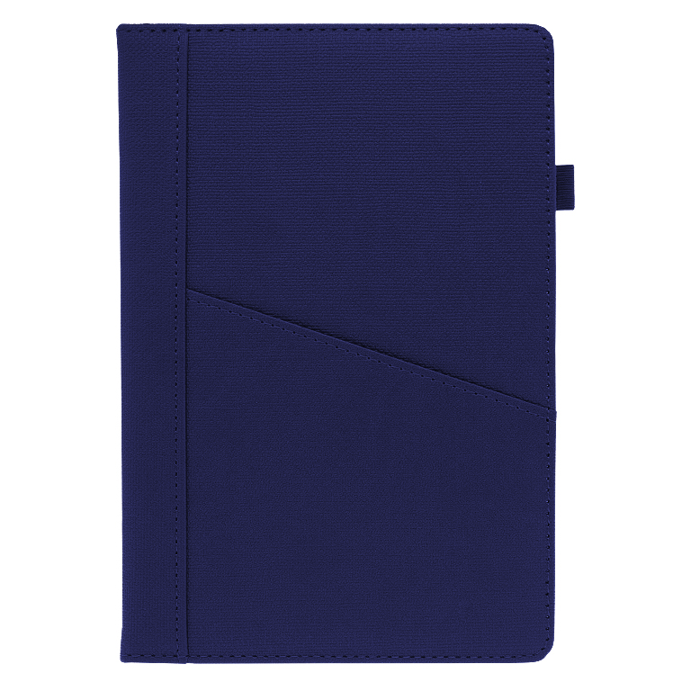 Ежедневник Smart Geneva Ostende А5, темно-синий, недатированный, в твердой обложке с поролоном - фото 1 - id-p224806495