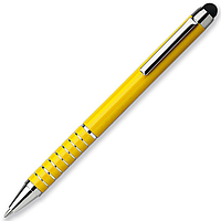 Ручка шариковая, металлическая, желтая Shorty