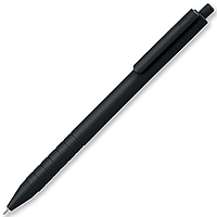Ручка шариковая, пластиковая, черная, SMOOTH