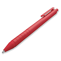 Ручка шариковая, пластиковая, красная, SMOOTH