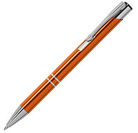 Ручка шариковая Legend, металлическая, оранжевая