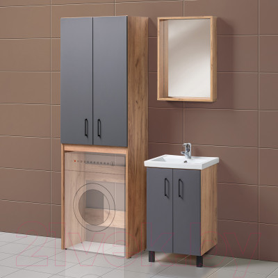 Шкаф для ванной Акваль Лофт / В2.4.03.6.4.0 - фото 6 - id-p223223281