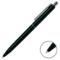 Ручка шариковая, пластиковая, черная/серебристая, Best Point