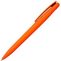 Ручка шариковая, пластиковая, софт тач, оранжевая/оранжевая, Zorro