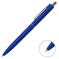 Ручка шариковая, пластиковая, синяя/серебристая, Best Point