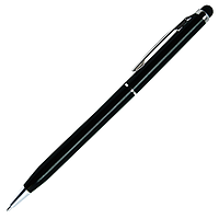 Ручка шариковая, СЛИМ СМАРТ, металлическая, черная/серебристая