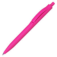 Ручка шариковая IGLA SOFT, пластиковая, софт-тач, розова