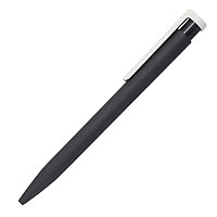 Ручка шариковая CONSUL SOFT, пластиковая, софт тач, черная