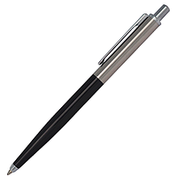 Ручка шариковая, металлическая/пластиковая, черная/серебристая, Best Point Metal