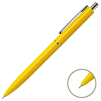 Ручка шариковая, пластиковая, желтая, TOP NEW