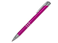 Ручка шариковая Ascot, металлическая, розовая/серебристая