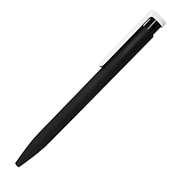 Ручка шариковая Stanley, пластиковая, софт тач, черная/белая