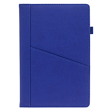 Ежедневник Smart Geneva Ostende А5, ярко-синий, недатированный, в твердой обложке с поролоном