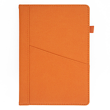 Ежедневник Smart Geneva Ostende А5, оранжевый, недатированный, в твердой обложке с поролоном