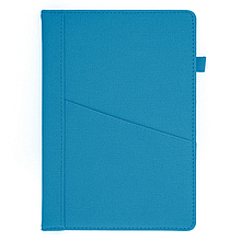 Ежедневник Smart Geneva Ostende А5, голубой, недатированный, в твердой обложке с поролоном