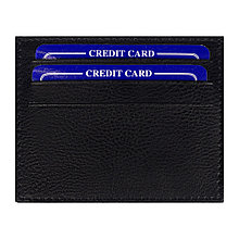 Футляр для кредитных карт/картхолдер Leather Way из нат. кожи, черный