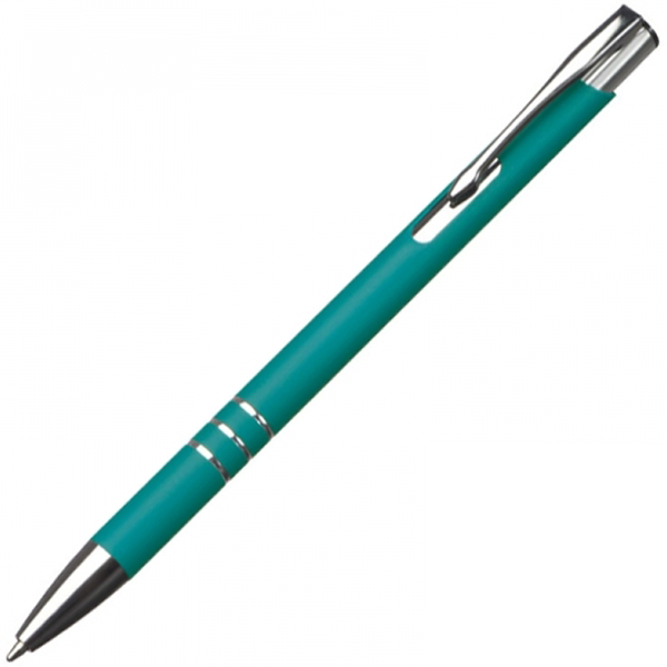 Ручка шариковая, металлическая NEW JERSEY, бирюзовая - фото 1 - id-p224805853