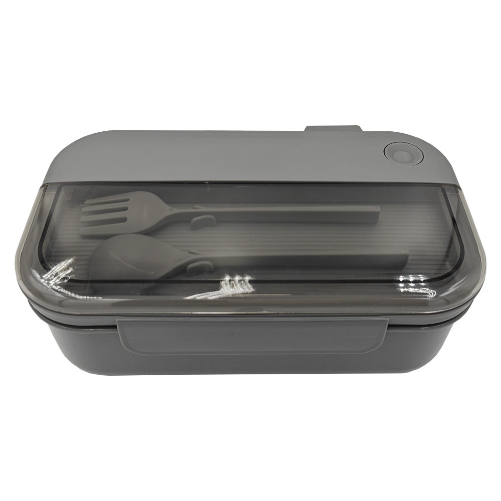 Герметичный контейнер для еды (ланч бокс) BON VOYAGE, пластиковый, серый, 1100 мл. - фото 1 - id-p224806939
