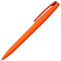 Ручка шариковая, пластиковая софт-тач, Zorro Color Mix оранжевая/оранжевая 1655