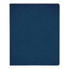 Еженедельник Urban Cambric  A4, синий, недатированный, в полугибкой обложке