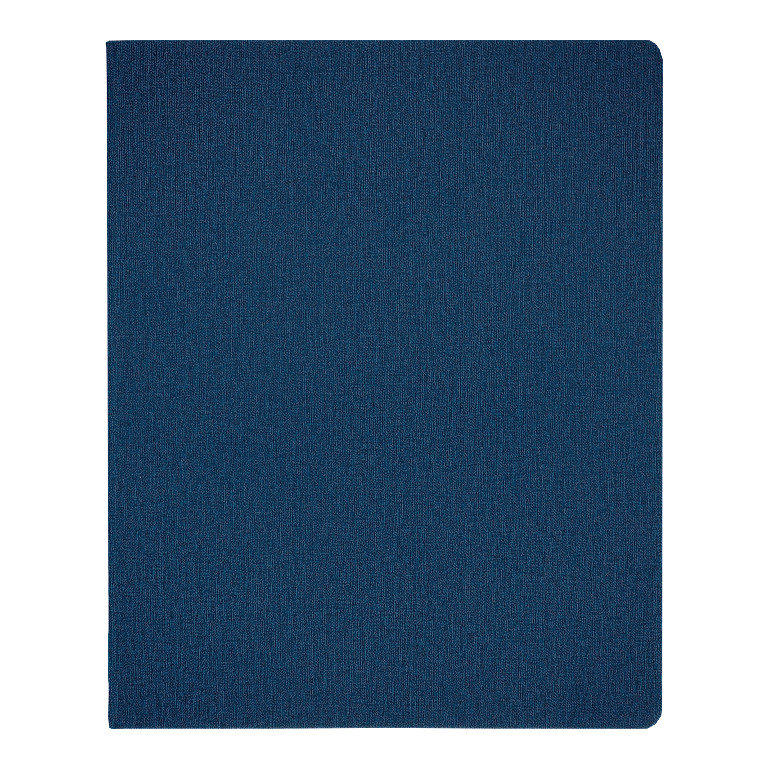 Еженедельник Urban Cambric A4, синий, недатированный, в полугибкой обложке - фото 1 - id-p224805969